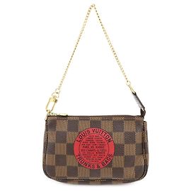 Louis Vuitton Damier T&B Mini Pochette Accessoires Pouch N58011