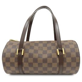 Louis Vuitton Damier Ebene Papillon 26 Hand Bag Brown N51304