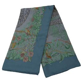 Hermès Hermes Carre 90 Jungle Love Animal Scarf