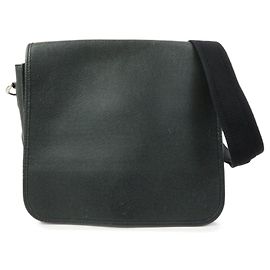 Borsa a tracolla Louis Vuitton Taiga Andrei in pelle Ardoise M32482