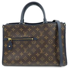Louis Vuitton Monogram Popincourt PM 2Way Hand Bag Brown Marine M43434