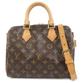 Louis Vuitton Monogram Speedy Bandouliere 25 2Way Bag Brown M46977