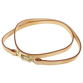 Louis Vuitton Nume Leather Shoulder Strap 120cm Natural J00145