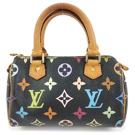 Louis Vuitton Monogram Multicolor Mini Speedy Mini Bag Noir M92644
