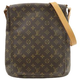 Borsa a tracolla Louis Vuitton Monogram Musette Marrone M51256