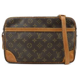 Borsa a tracolla Louis Vuitton Monogram Trocadero 27 Marrone M51274