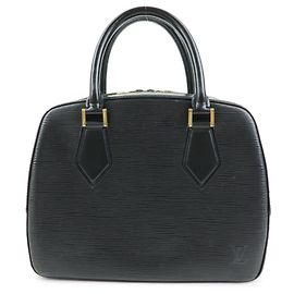Louis Vuitton Epi Sablons Handtasche aus Leder Noir Black M52042