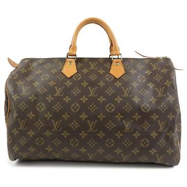 Louis Vuitton Monogram Speedy 40 Handtasche Boston Bag Brown M41522