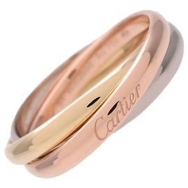 Anello Cartier Trinity SM K18 750YG/WG/PG Oro #51 US5.5 EU51 HK12.5