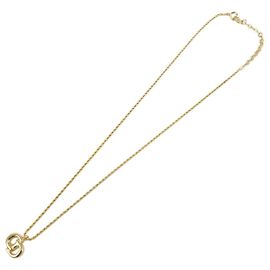 Collana Choker in metallo con logo CD Christian Dior Oro