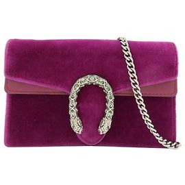 Borsa GUCCI Dionysus Super Mini Borsa a Tracolla in Pelle Scamosciata 476432