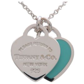 Tiffany & Co Collana Return to Tiffany Mini Double Heart Tag SV925