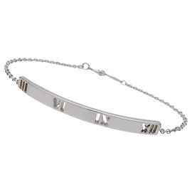 Tiffany & Co Atlas Bar Bracelet Armband SV925 Silver