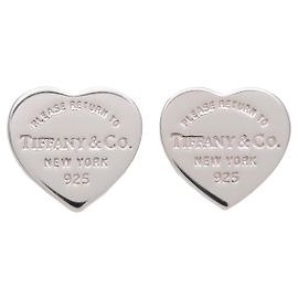 Tiffany & Co Return to Tiffany Mini Heart Tag Stud Earrings SV925 Ohrstecker