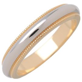 Anello Fascia Milgrain Tiffany & Co PT950 K18 750YG US5 EU49