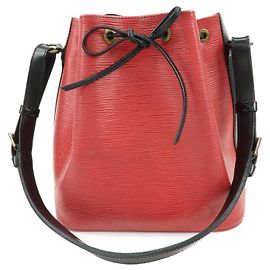 Borsa a tracolla Louis Vuitton Epi Petit Noe Noir Castilian Red M44172