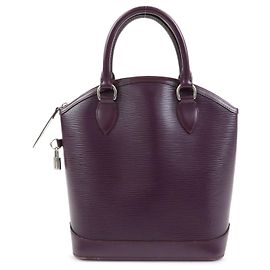 Bolso de mano Louis Vuitton Epi Lockit PM Tote Bag Cassis M4229K