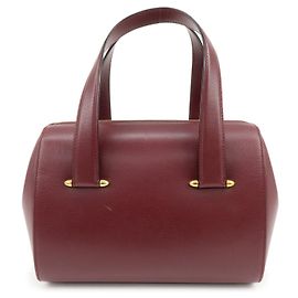 Borsa a mano Boston Must de Cartier in pelle Bordeaux