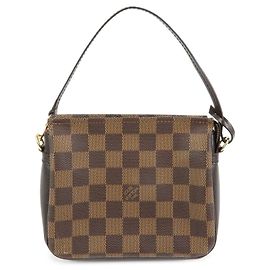 Louis Vuitton Damier Trousse Makeup Accessory Pouch Brown N51982
