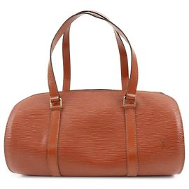 Louis Vuitton Epi Soufflot Handtasche aus Leder Kenya Brown M52223