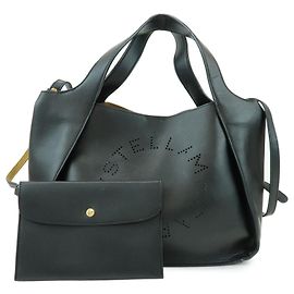 Stella Mc Cartney STELLA MCCARTNEY Borsa 2Way in ecopelle Borsa a mano Borsa a tracolla Nero