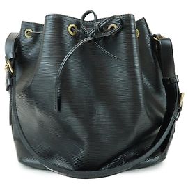 Borsa a tracolla Louis Vuitton Epi Petit Noe Noir Black M44102