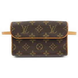 Louis Vuitton Monogram Pochette Florentine Waist Bag Belt XS M51855
