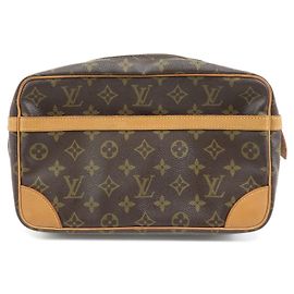Louis Vuitton Monogram Compiegne 23 Pouch Clutch Bag Brown M51845