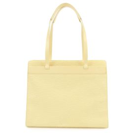 Borsa Tote e Borsa a Tracolla Louis Vuitton Croisette GM in pelle Epi Vanilla