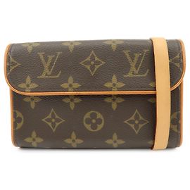 Louis Vuitton Monogram Pochette Florentine Waist Bag Belt XS M51855