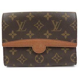 Louis Vuitton Monogram Pochette Arche Canvas Waist Bag Brown M51975