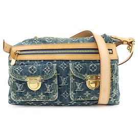 Louis Vuitton Monogram Denim Baggy PM 2Way Tasche Schultertasche M95049