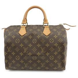 Louis Vuitton Monogram Speedy 30 Boston Bag Hand Bag Brown M41526