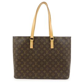 Louis Vuitton Monogram Luco Tote Bag Shoulder Bag Brown M51155