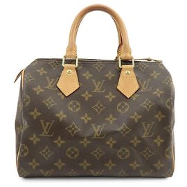 Louis Vuitton Monogram Speedy 25 Boston Bag Hand Bag Brown M41528