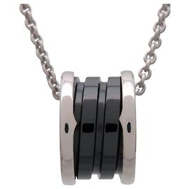 Bulgari Collar BVLGARI B-Zero1 Save the Children SV925 Cerámica Negra