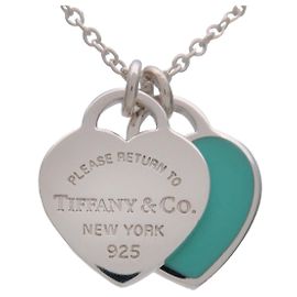 Collana Tiffany & Co Return to Tiffany Mini Double Heart Tag SV925