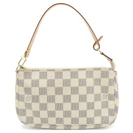 Louis Vuitton Damier Azur Pochette Accessoires Hand Bag Pouch N41207