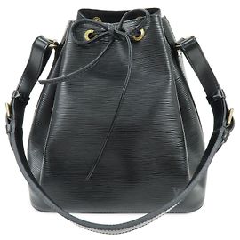 Bolso de hombro y bolso de mano Louis Vuitton Epi Noe de piel Noir Black M59002
