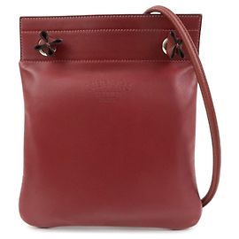 Hermès HERMES Sac Aline Mini Veau Swift Shoulder Bag C Stamped Rouge H