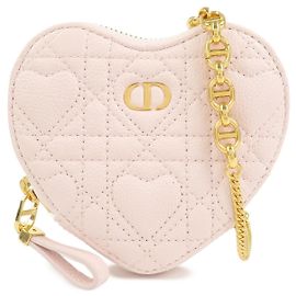 Bolso de hombro con cadena de piel Christian Dior Cannage Dioramour Dior Caro