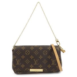 Louis Vuitton Monogram Favorite PM 2Way Shoulder Bag Brown M40717