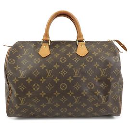 Louis Vuitton Monogram Speedy 35 Boston Bag Hand Bag M41524