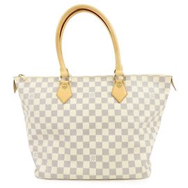 Borsa a mano Louis Vuitton Damier Azur Saleya MM Tote Bag N51185