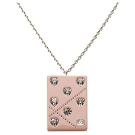 Chanel Coco Mark Chain Anhänger Halskette
