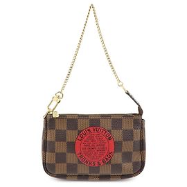 Louis Vuitton Damier T&B Mini Pochette Accessoires Pouch N58011