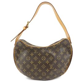 Borsa a spalla Louis Vuitton Monogram Croissant MM Marrone M51512