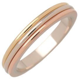 Cartier Vendome Drei-Farben-Ring K18 750YG/PG/WG #47 US4 EU47 HK8.5