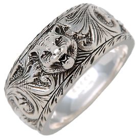 Anello GUCCI Arabesque SV925 Argento #19 US8.5 EU58 HK19.5