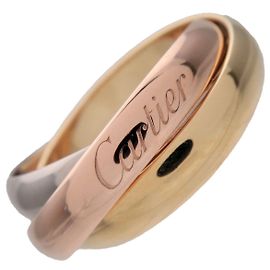 Anillo Cartier Trinity MM K18 750YG/WG/PG #47 US4 EU47 HK8.5